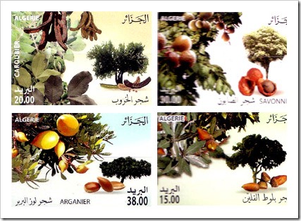 Four Algeria Stamps On International Year Of Forests